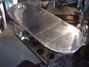 Ist Class Cabine Door Coffee Table | Custom Handmade by PROPELLART - Coffee Table
