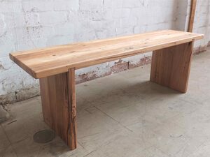 Recycled Hardwood Bench Seat | Custom Handmade by Tim Denshire-Key - Bench Seat, Seating, Hardwood, Recycled Timber, Cafe, Restaurant, Dining