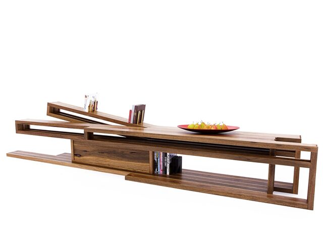 Ostberg Bench | Custom Handmade by Sawdust Bureau - Living Room, Bench, Media, Cabinet, Bookshelves