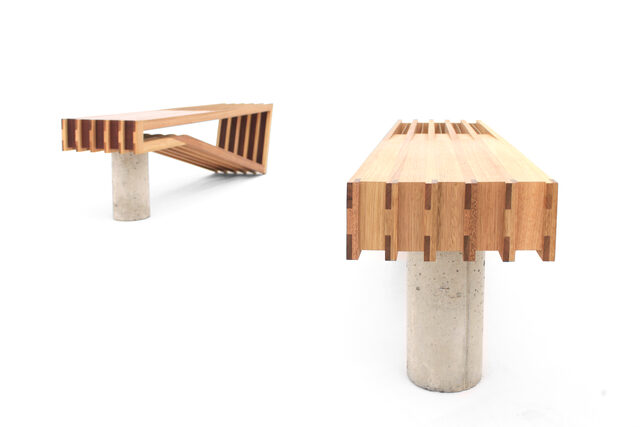 Pinch Bench | Custom Handmade by Sawdust Bureau - Coffee Table, Bench, Seating, Jarrah, Vic Ash