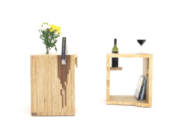 Ply Parasite | Custom Handmade by Sawdust Bureau - Ply, Coffee Table, Side Table, Rimu, Spotted Gum