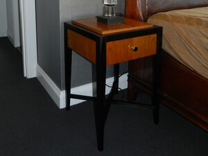 Bedside Table | Custom Handmade by Precision Cabinetmaking - Bedside Table, American Cherry