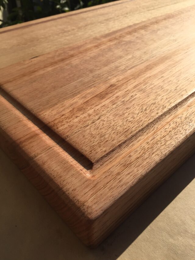 large Chopping Block | Custom Handmade by Poole's Design - Chopping Block, Solid Hardwood, Sustainable, Tasmanian Oak, Serving Board, Handmade, Olive Oil, Coconut Oil