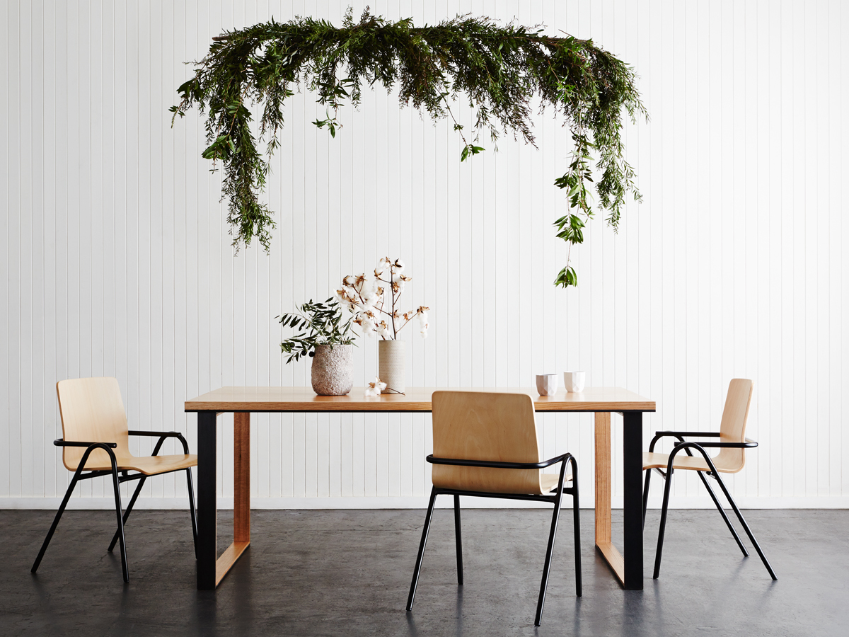The Black Metal dining table by Matt Ropiha Handkrafted