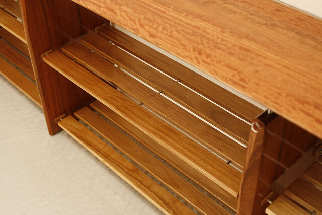Mahogany & Brushbox Entertainment Unit | Custom Handmade by Holger Schumann - Media Unit, Entertainment Unit, Tv Unit, Mahogany