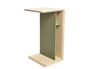 Charli Side Table | Custom Handmade by So Watt - Cantilevered, Storage, Living Room, Bedroom, Plant Stand, Armrest