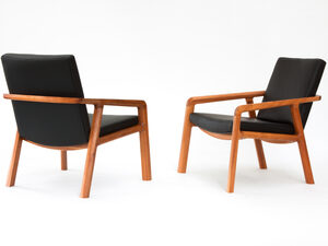 R-Chair | Custom Handmade by Matt Pearson - Arm, Armchair, Lounge, Loungechair, Chair, Timber, Leather, Upholstered, Low