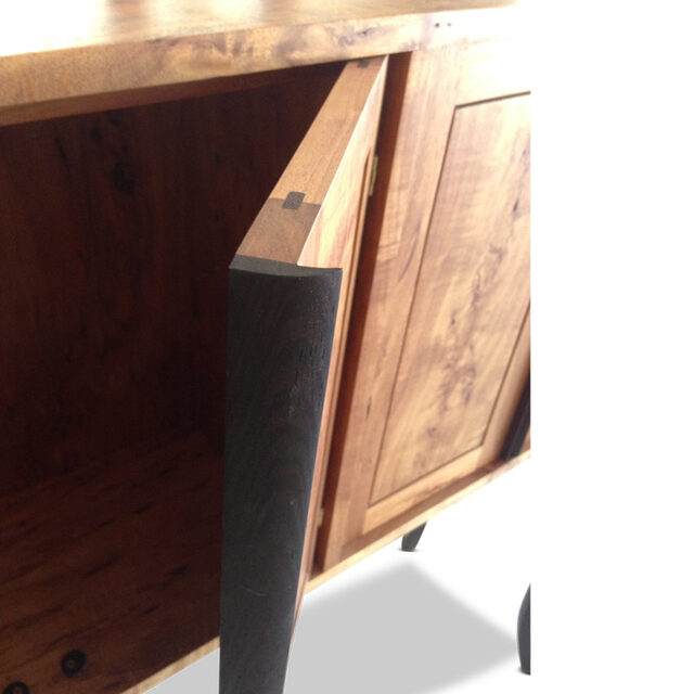 A Portly Affair - Fully Customisable Tasmanian Blackwood Designer Wooden Cabinet | Custom Handmade by Will Marx - Mid Century Classic, Solid Timber Cabinet, Wooden Storage Cabinet, Contemporary Minimalist Cupboards, Designer Wine Cabinet, Adjustable Removable Shelving, Custom Handmade Furniture, Tasmanian Blackwood, Wenge Timber, Home Office Furniture