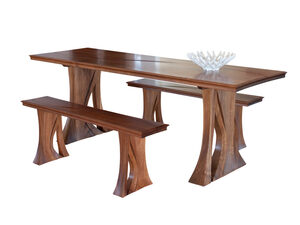Close To You - Modern Mid Century Tasmanian Blackwood Dining Suite w/ Bench Seat | Custom Handmade by Will Marx - Solid Timber Furniture, Kitchen Dining Set, Wooden Dining Suite, Bench Seat, Rectangular Dining Table, 8 Seater Table, Minimalist Dining Set, Contemporary Home Furniture, Wooden Boardroom Table, Mid Century Classic