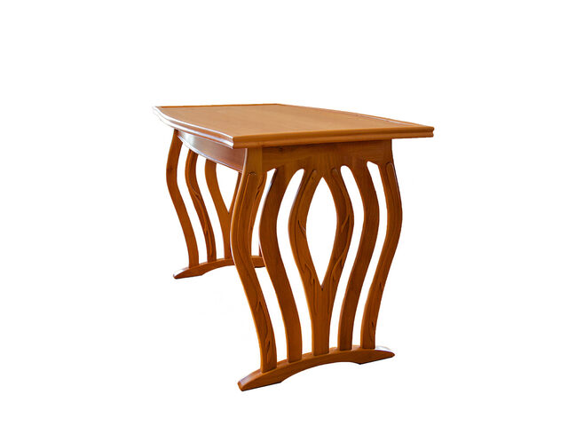 Tasmanian Myrtle Table - Mid Century Classic Custom Handmade Solid Timber Desk | Custom Handmade by Will Marx - Solid Timber Desk, Contemporary Wooden Table, Designer Desk, Hardwood Hall Table, Mid Century Classic, Tasmanian Myrtle, Minimalist Table, 75cm High