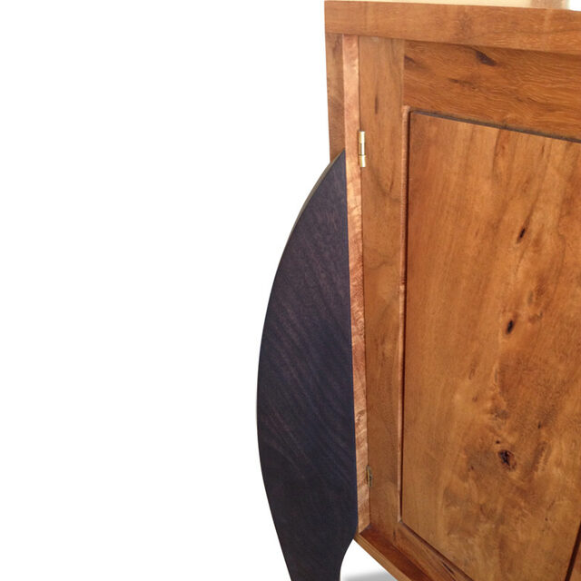 A Portly Affair - Fully Customisable Tasmanian Blackwood Designer Wooden Cabinet | Custom Handmade by Will Marx - Mid Century Classic, Solid Timber Cabinet, Wooden Storage Cabinet, Contemporary Minimalist Cupboards, Designer Wine Cabinet, Adjustable Removable Shelving, Custom Handmade Furniture, Tasmanian Blackwood, Wenge Timber, Home Office Furniture