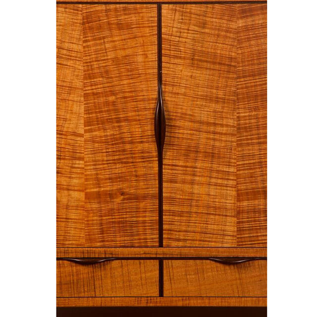 Blackwood & Wenge Cabinet - Fully Customisable Solid Timber Minimalist Cabinet   | Custom Handmade by Will Marx - Solid Timber Cabinet, Designer Wooden Cabinet, Minimalist Hardwood Cabinet, Tasmanian Blackwood, Wenge Timber, Minimalist Furniture, Mid Century, Custom Handmade, 10 Year Warranty, Contemporary Furniture