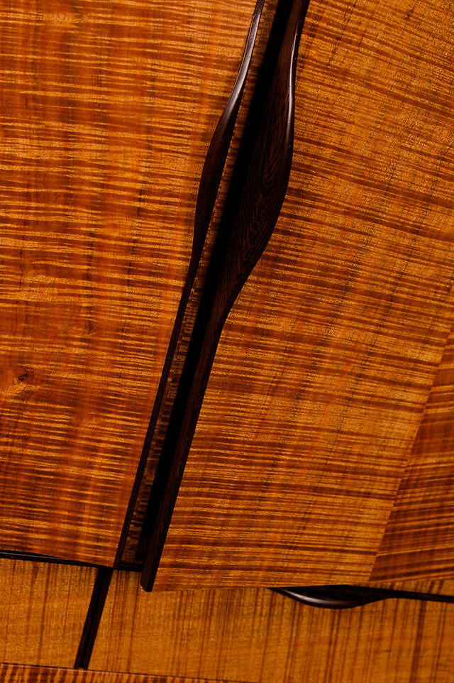 Blackwood & Wenge Cabinet - Fully Customisable Solid Timber Minimalist Cabinet   | Custom Handmade by Will Marx - Solid Timber Cabinet, Designer Wooden Cabinet, Minimalist Hardwood Cabinet, Tasmanian Blackwood, Wenge Timber, Minimalist Furniture, Mid Century, Custom Handmade, 10 Year Warranty, Contemporary Furniture