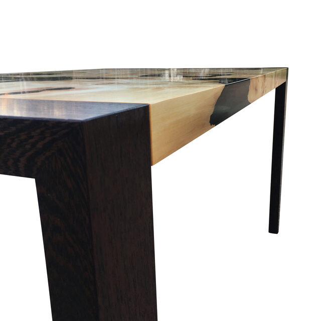 The Butterfly Effect - Modern Minimalist Contemporary Resin Dining Table | Custom Handmade by Will Marx - Minimalist, Solid Timber, Designer Table, Signature Desk, Dining Table, Boardroom Table, Hardwood, Contemporary Furniture, Huon Pine, Wenge