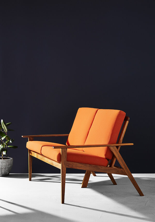 Easy Chair  | Custom Handmade by Ross Thompson - Mid Century Modern, Chair, Armchair, Lounge Chair, Sofa, Timber, Lounge, Modern, Contemporary, Upholstery