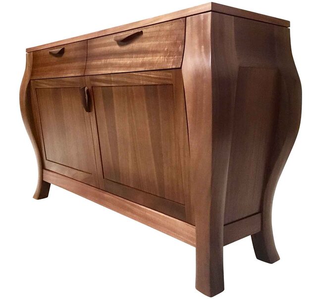 Tuscan Sideboard | Custom Made Solid Timber Tuscan Sideboard Cabinet | Custom Handmade by Will Marx - Solid Timber, Australian Timber, Custom Made, Contemporary, Mid Century, Sideboard, Cabinet, Storage, Retro