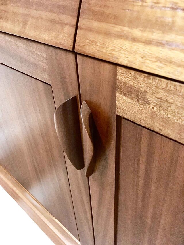 Tuscan Sideboard | Custom Made Solid Timber Tuscan Sideboard Cabinet | Custom Handmade by Will Marx - Solid Timber, Australian Timber, Custom Made, Contemporary, Mid Century, Sideboard, Cabinet, Storage, Retro