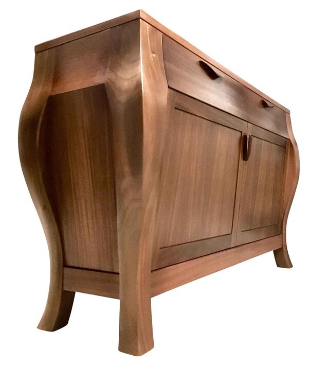 Tuscan Sideboard | Custom Made Solid Timber Tuscan Sideboard Cabinet | Custom Handmade by Will Marx - Solid Timber, Australian Timber, Custom Made, Contemporary, Mid Century, Sideboard, Cabinet, Storage, Retro