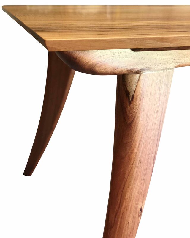 Vine Dining Table | Tasmanian Blackwood Dining Table | Custom Handmade by Will Marx - Solid Timber, Australian Timber, Custom Made, Contemporary, Tasmanian Blackwood, Dining Table, 8 Seater, Boardroom Table, Office Table, Minimalist