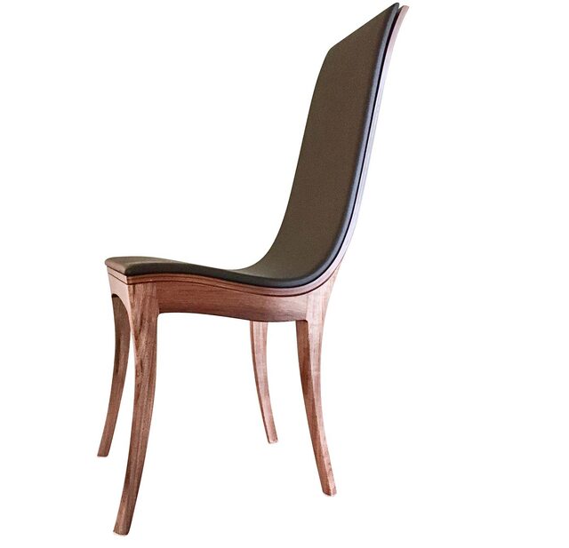 Vine Dining Chair | Contemporary Designer Solid Timber Chair | Custom Handmade by Will Marx - Solid Timber, Australian Timber, Custom Made, Minimalist, Contemporary, Dining Chair, Chair With Upholstery, Office Chair, Mid Century, Hardwood
