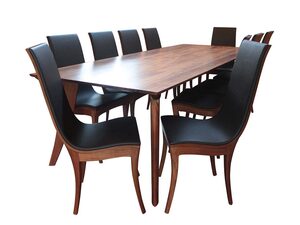 The Vine | Tasmanian Blackwood Dining Suite | Custom Handmade by Will Marx - Solid Timber, Australian Timber, Tasmanian Blackwood, Custom Made, Contemporary, Dining Suite, Dining Set, Boardroom Table, Mid Century, 8 Seater