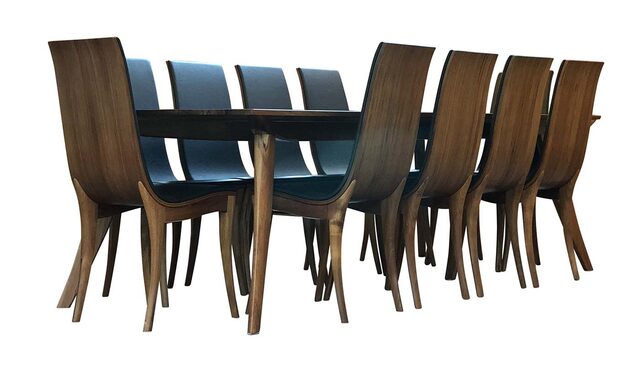The Vine | Tasmanian Blackwood Dining Suite | Custom Handmade by Will Marx - Solid Timber, Australian Timber, Tasmanian Blackwood, Custom Made, Contemporary, Dining Suite, Dining Set, Boardroom Table, Mid Century, 8 Seater