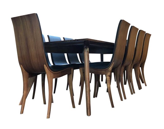 The Vine | Tasmanian Blackwood Dining Suite | Custom Handmade by Will Marx - Solid Timber, Australian Timber, Tasmanian Blackwood, Custom Made, Contemporary, Dining Suite, Dining Set, Boardroom Table, Mid Century, 8 Seater