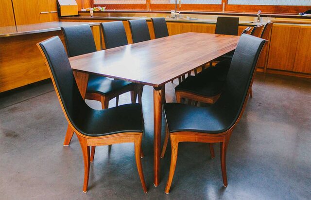 The Vine | Tasmanian Blackwood Dining Suite | Custom Handmade by Will Marx - Solid Timber, Australian Timber, Tasmanian Blackwood, Custom Made, Contemporary, Dining Suite, Dining Set, Boardroom Table, Mid Century, 8 Seater