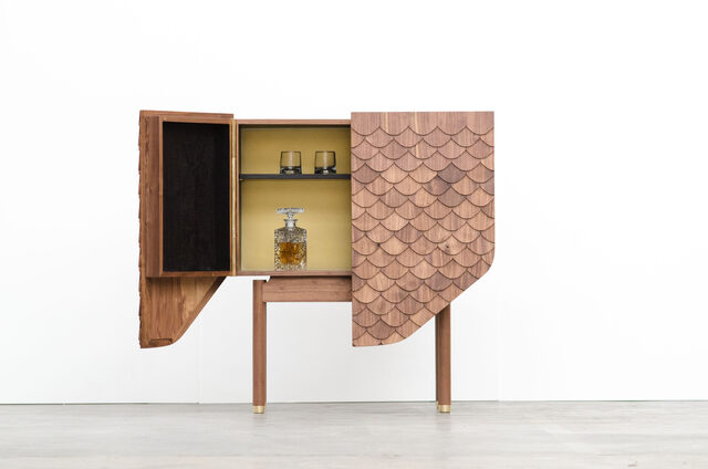 Veil Drinks Cabinet | Custom Handmade by Matt Pearson - Drinks, Drinks Cabinet, Liquor, Bar, Barcart, Drinks Trolley, Cart, Alcohol