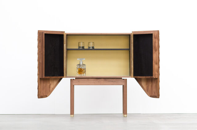Veil Drinks Cabinet | Custom Handmade by Matt Pearson - Drinks, Drinks Cabinet, Liquor, Bar, Barcart, Drinks Trolley, Cart, Alcohol