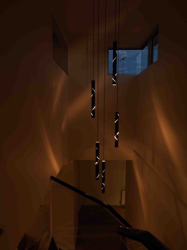 Black Rain | Custom Handmade by ILANEL DESIGN STUDIO PTY LTD - Pendants, Black, Tubes