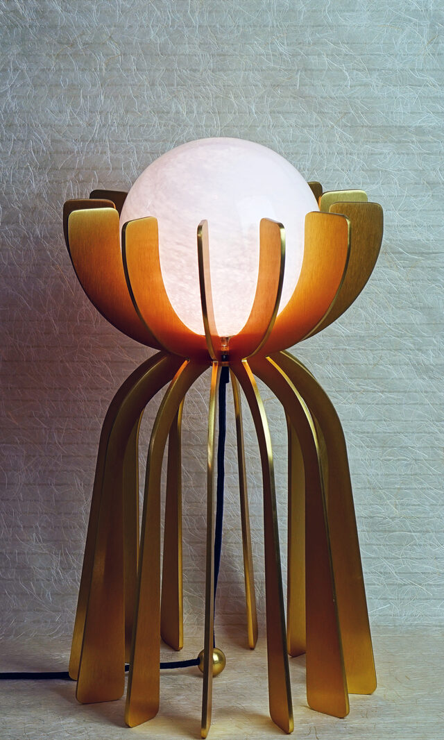 Stella Table Lamp | Custom Handmade by ILANEL DESIGN STUDIO PTY LTD - Lighting, Luxury Lighting, Handmade, Custom Made, Brass, Glass, Gold