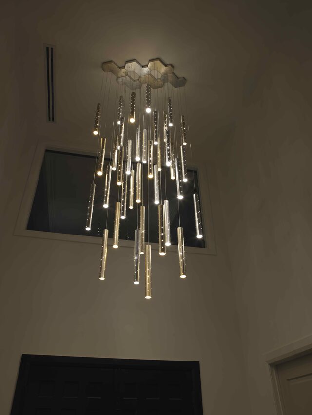 Heavy Rain | Custom Handmade by ILANEL DESIGN STUDIO PTY LTD - Chandelier, Light, Lighting, Designer Lighting, Bespoke Lighting