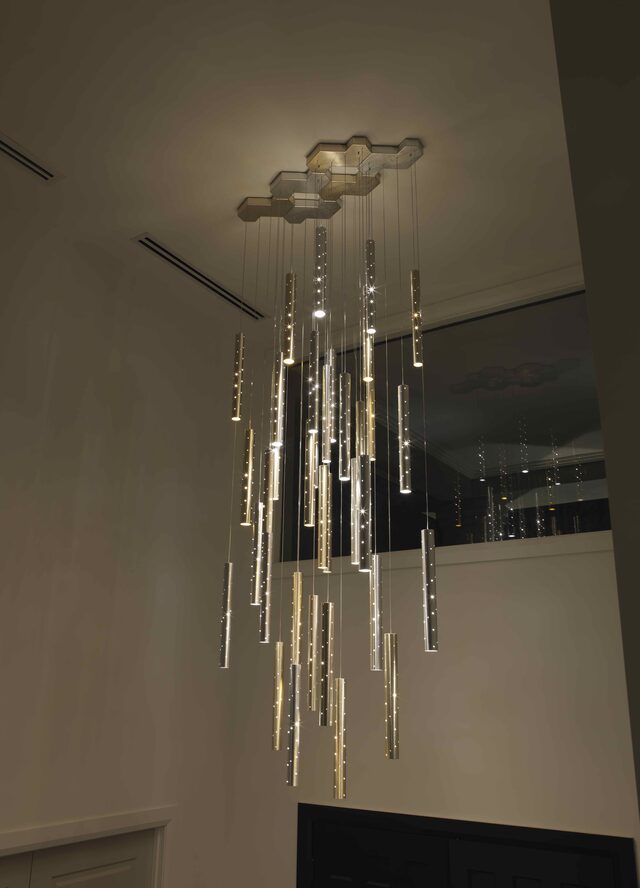 Heavy Rain | Custom Handmade by ILANEL DESIGN STUDIO PTY LTD - Chandelier, Light, Lighting, Designer Lighting, Bespoke Lighting
