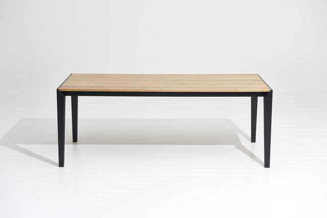 Dining table. | Custom Handmade by Steel Road Custom Furniture - Timber, Table, Ebonized, Oak, Dining, Boardroom