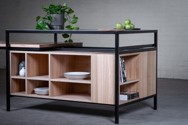 Dining Island | Custom Handmade by Sawdust Bureau - Kitchen, Islandbench, Joinery, Storage