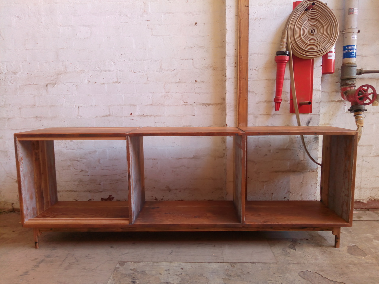 Recycled timber sideboard by Tim DenshireKey Handkrafted