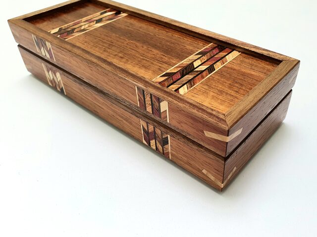 Yosegi Keep Sake Box Batch No 04 | Custom Handmade by Benjamin Reddan - Keepsake Box, Yosegi, Wooden Box, Inlay, Decorative Box, Box, New Guinea Rosewood, Joinery, Veneer, Heirloom