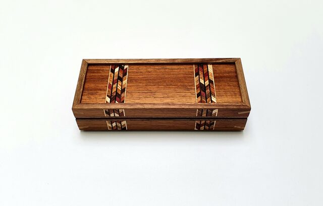 Yosegi Keep Sake Box Batch No 04 | Custom Handmade by Benjamin Reddan - Keepsake Box, Yosegi, Wooden Box, Inlay, Decorative Box, Box, New Guinea Rosewood, Joinery, Veneer, Heirloom