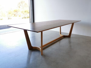 Froxfield Dining Table | Custom Handmade by Nathan Day Design - Walnut, Blackwood, Jarrah, Oak, Custom Dining Table, Leg Room