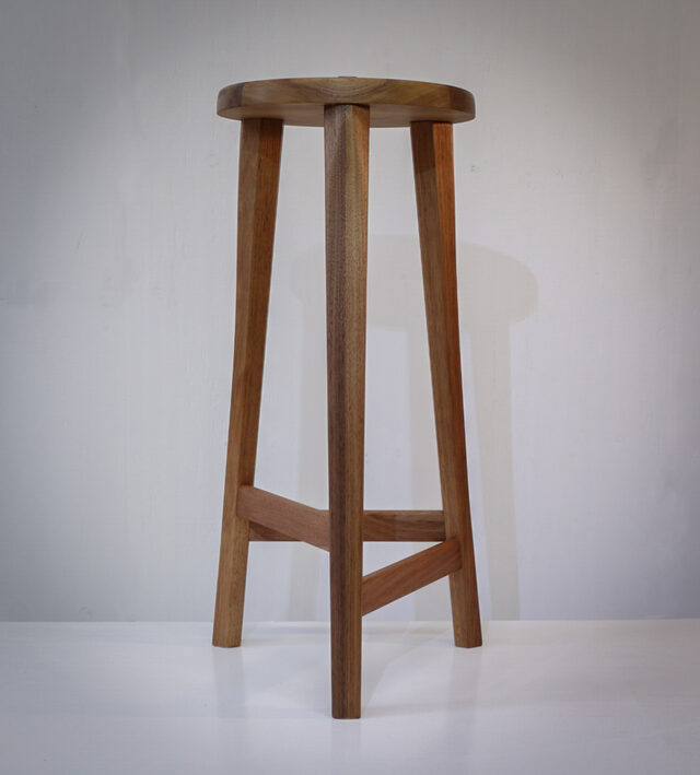 Ikebana Stools | Custom Handmade by Martin Jones - Stools, Bar Stool, Cafe Stool, High Stool, Japanese, Tasmanian Blackwood