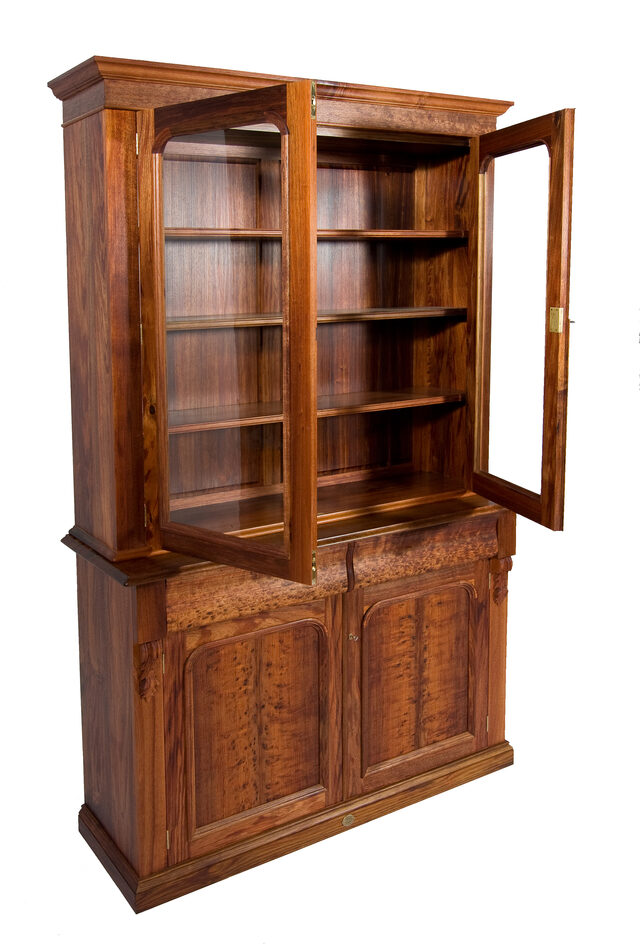 Victorian Style bBookcase | Custom Handmade by Craig Howard & Son - Dresser, Bookcase, Cabinet, Victorian Style, Handmade, Solid Timber