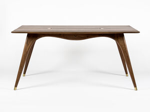 Walnut desk | Custom Handmade by Eco wood design - Desk, Contemporary, Sculpure, Drawers
