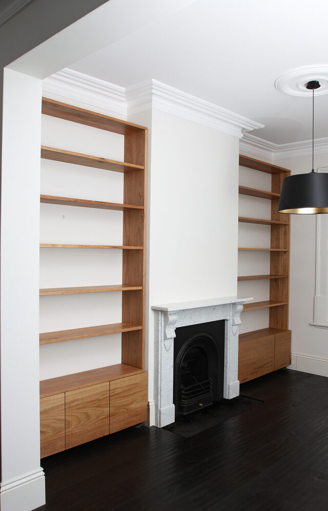 Custom Built-in Shelving and Cabinetry | Custom Handmade by STUDIO ELLIOT - Custom Furniture, Custom Made, Fine Furniture, Bookshelving, Built-In Shelving, Cabinetry, Bespoke