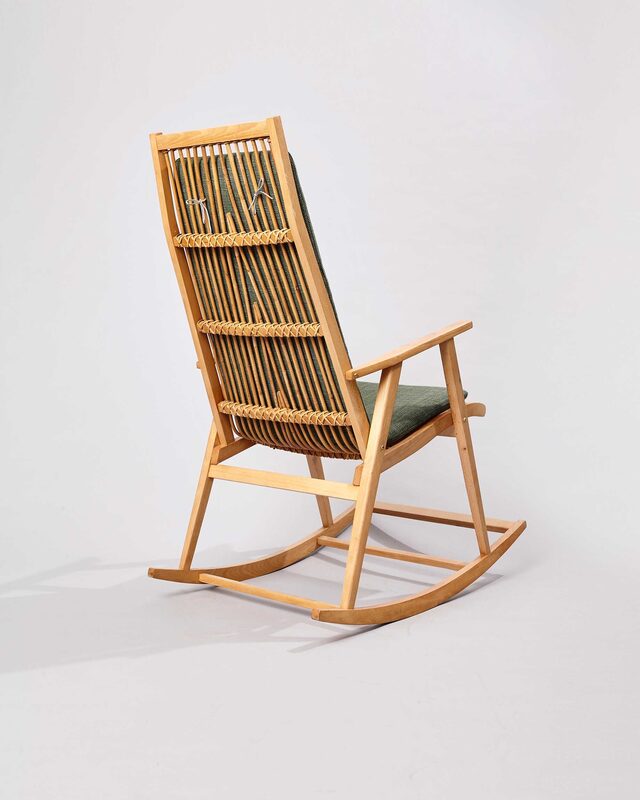 1960s East German Rocking Chair | Custom Handmade by dumped & ditched - Rocking Chair, Vintage Furniture, Upholstery