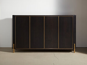 Anderson buffet | Custom Handmade by Paradox Movement - Buffet, Contemporary, Luxury, Brass, Wood, Drawers, Push To Open, Soft Close, Interior Design, Statement