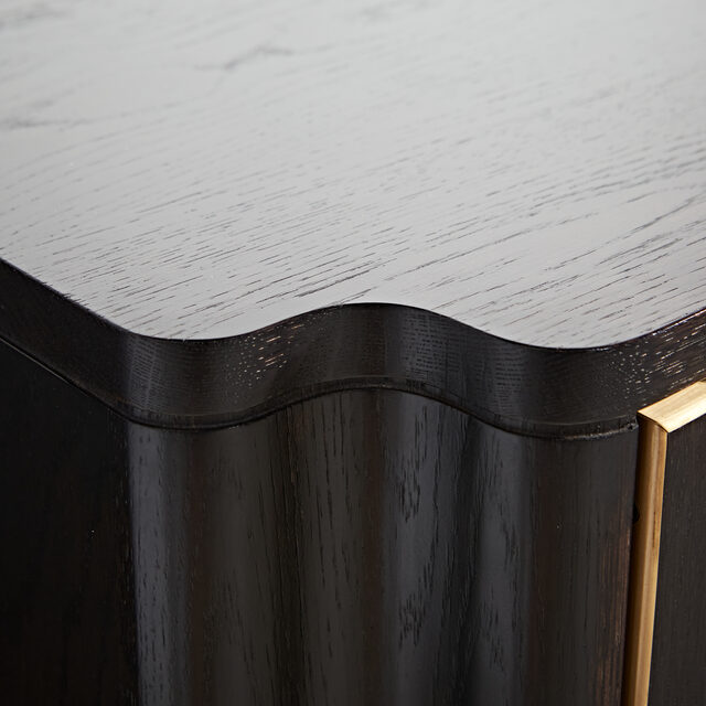 Anderson buffet | Custom Handmade by Paradox Movement - Buffet, Contemporary, Luxury, Brass, Wood, Drawers, Push To Open, Soft Close, Interior Design, Statement