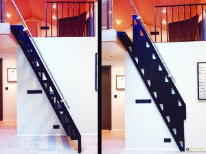 Folding Ladder | Custom Handmade by Bcompact Design - Folding Staircase, Attic Ladder, Loft Ladder, Retractable Stairs, Folding Ladder