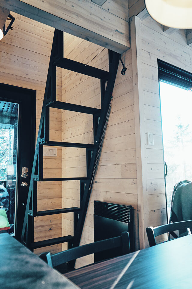 Folding Ladder | Custom Handmade by Bcompact Design - Folding Staircase, Attic Ladder, Loft Ladder, Retractable Stairs, Folding Ladder