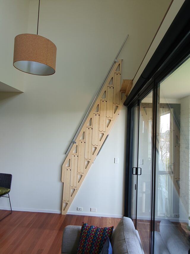 Folding Ladder | Custom Handmade by Bcompact Design - Folding Staircase, Attic Ladder, Loft Ladder, Retractable Stairs, Folding Ladder